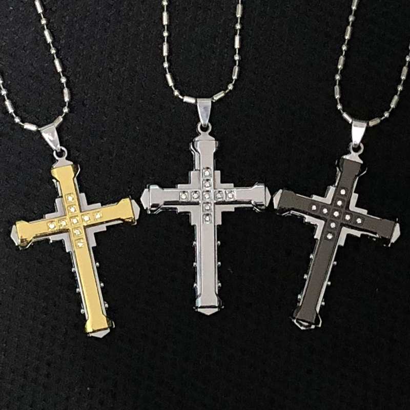 Crystal Cross Pendant Necklace | Viewpoint Muzic